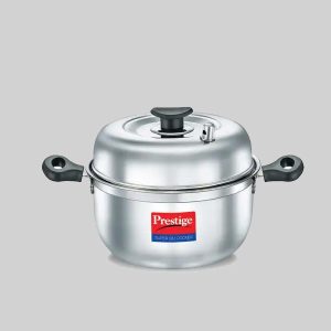 Prestige Stainless Steel Super idli Cooker - 4 Plates