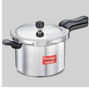 Prestige Svachh Aluminium Anti Bulge Induction Base Pressure Cooker