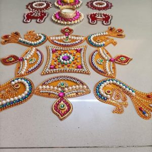 Return Gift  for Ganesh chaturthi decorative Acrylic Rangoli