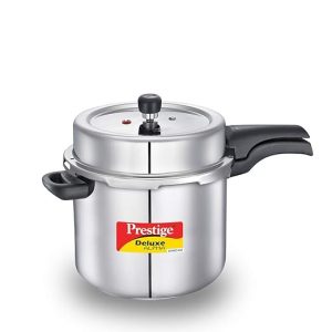 Prestige 10 Litres Svachh Deluxe Alpha Induction Base  SS Pressure Cooker